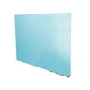 Ghent Aria Low Profile Magnetic Glass Whiteboard 2'H x 3'W Blue (ARIASM23BE)