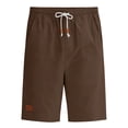 thumbnail image 7 of LMOIPLI Men's Linen Casual Shorts Elastic Drawstring Waist Summer Shorts with Pockets Lightweight Breathable Beach Shorts for Men Brown XXL, 7 of 7