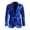 Blue Lighting, variant on American Flag Leopard Print Mens Casual Suit Blazer Lightweight Sport Coats Independence Day 4th of July Suit Jacket for Dinner,Prom,Party