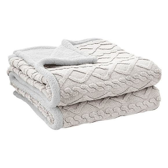 Home Kitchen Bathroom Textile Deals!Pcksrro 150x200cm Tafu Lamb Blanket,Nap Blanket,Sofa Blanket,Winter Thickened Coral Velvet Blanket