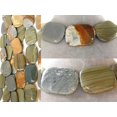 thumbnail image 5 of Large Owyhee Jasper Rectangle Pendant Beads | 40x30x5mm | 2 Beads |, 5 of 5