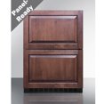thumbnail image 1 of Summit ADFD243PNR 24"W Undercounter Freezer w/ (1) Section & (2) Drawers - 115v, 1 of 1