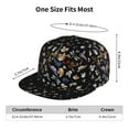 thumbnail image 6 of Balery Baseball Cap Flat Bill Hats for Men Adjustable Size for Running Workouts and Outdoor Activities All Seasons Dad Hat(Butterfly1 ), 6 of 9