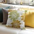 thumbnail image 3 of SHANXI Throw Pillow Covers Brown Beige and Light Green Backdrop Beautiful for Couch Living Room 20x20in, 3 of 5