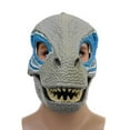 thumbnail image 3 of Máscara de dinosaurio Sunnimix Cabeza de Cosplay azul, 3 of 7