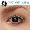 thumbnail image 1 of VISUASHOW Block-lentillas de colores para Cosplay, lentes de contacto para miopía, 2 piezas, para Halloween,-1,00 a-8,00, 1 of 4