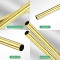 thumbnail image 2 of Tubo redondo de latón Uxcell de 2 piezas de 300 mm, 9 mm ID 10 mm OD, tubería de acero inoxidable sin costura para construcción/mecanizado/manualidades, 2 of 7