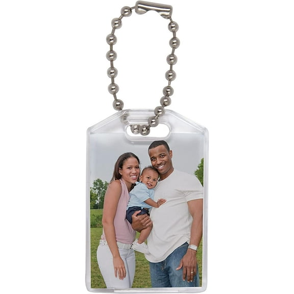 1.25" x 1.562" Promotional Photo Keychains - Pack of 100