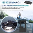 thumbnail image 2 of For Minn Kota 1854021 Quick Release Bracket MKA-21 fits Ulterra, Terrova, Deckhand 40, PowerDrive, PowerDrive V2 /Pontoon Trolling Motors, For Minn Kota Trolling  Mounting Bracket, 2 of 6
