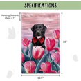 thumbnail image 5 of Cute Golden Retriever Tulip Flowers Garden Flag Hello Spring Summer Floral Dog Decor Flag Banner for Yard Outdoor 12.5X18 Inch Double Side, 5 of 6