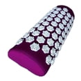 thumbnail image 2 of Almohada de masaje de acupresión de loto para aliviar el dolor de estrés, cojín para el cuello (púrpura) Likrtyny Para Estrenar, 2 of 4