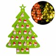 thumbnail image 1 of Christmas Advent Calender Fake Xmas Tree Felt LED Countdown Calendar Wall Decor, 1 of 10