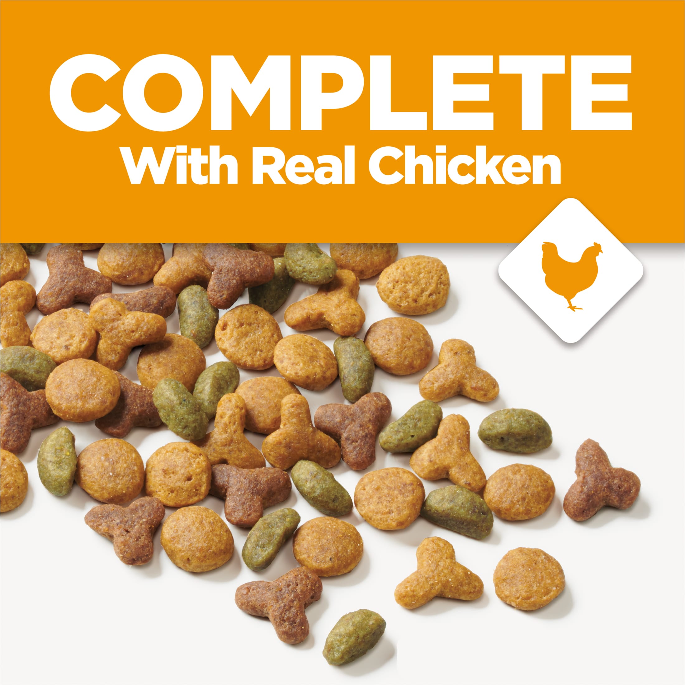 Purina Cat Chow Complete High Protein Chicken Dry Food, 15 lb photo 3