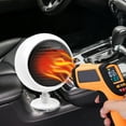 thumbnail image 2 of 2 In 1 Car Heater Cooler Fan, 12V Car Heater Portable 180W Car Air Heater Mini Car Speed Cooling Fan Windshield Defroster Demister 360° Rotatable Heater and Defogger for Car, SUV and more,Black, 2 of 8