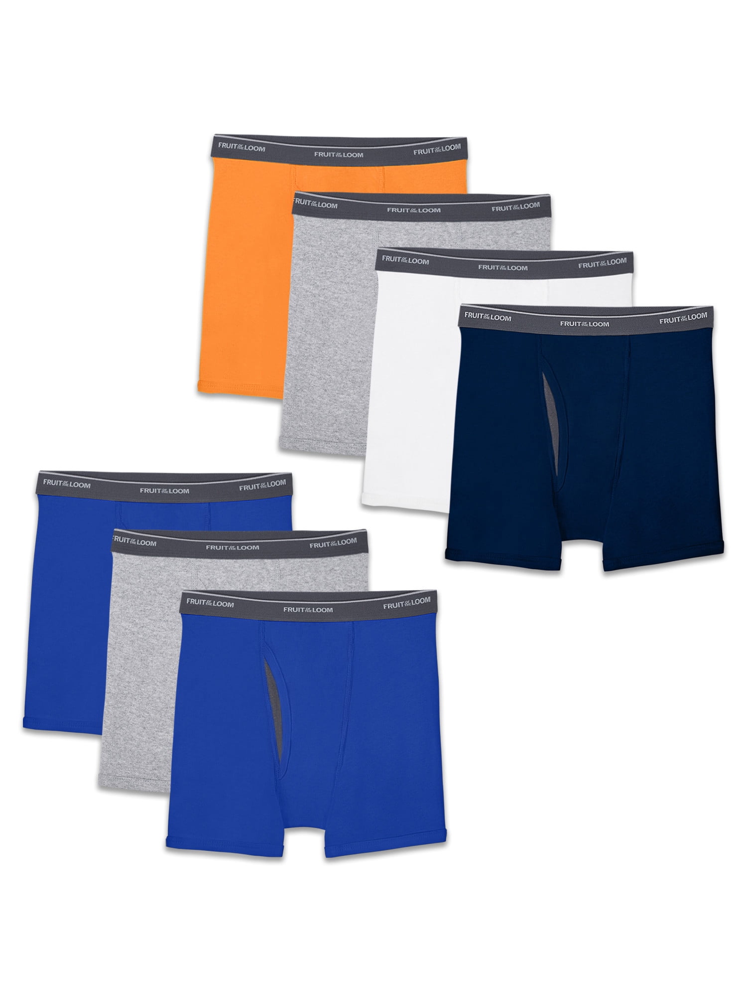 Fruit of the Loom Boys Underwear, 7 Pack CoolZone Assorted Boxer Briefs ...