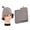 Gray hat and pad, variant on Anti Heat Sauna Hat Thicken Wool Felt Shower Cap Hair Turban Quickly Towel Drying Towel Hats Sauna Bathroom Accessories