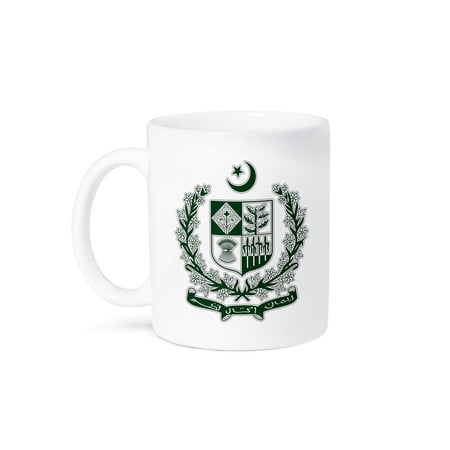 3dRose, Pakistan Coat of Arms National Symbol Icon, 15oz Mug