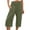New Army Green, variant on sovlvnd on Clearance Plus Size Capris for Women Loose Wide Leg Pants High Waist Straight Pants Casual Pants Capris Pants for Women Dressy Casual