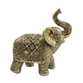 thumbnail image 2 of LOVIVER Elephant Figurine Animal Sculpture Resin, Tabletop Ornament, Decorative Statue for Desk Bedroom Fireplace Entrance Home Decor Gold, 2 of 8