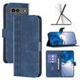 thumbnail image 1 of ELEHOLD Wallet Case for Google Pixel 7a, Embossed Pattern Flip Folio Card Slots Kickstand Magnetic Clasp Premium Leather Wallet Case for Google Pixel 7A,Blue, 1 of 8