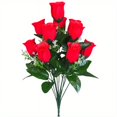 1pcs Artificial Cemetery Flowers,Outdoor Grave Decorations Roses