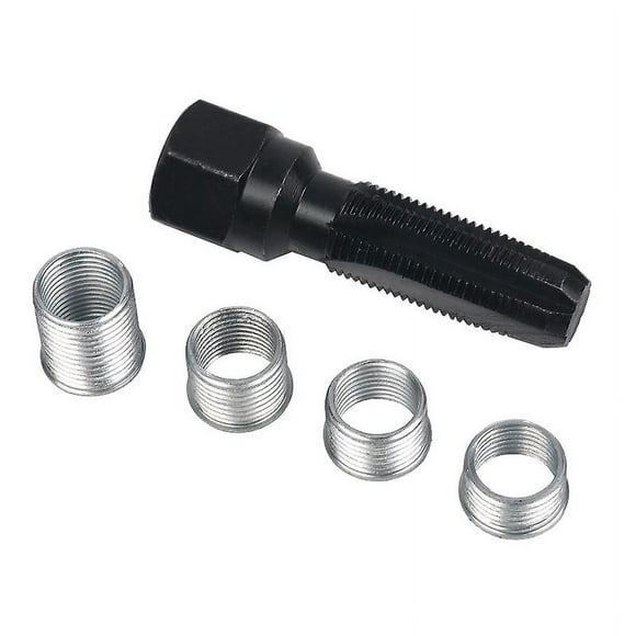 Spark Plug Thread Kit, 5 Pcs 14mm Spark Plug Thread Repair Kit