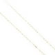 thumbnail image 3 of Cadena Ametrinaa Grano de Café Unisex 50cm Oro Italiano Solido 10k, 3 of 5