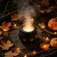 thumbnail image 6 of Halloween Witch Cauldron with Mist Maker Fogger 12 LED Light Color Change Pond Fogger Misting Cauldron Halloween Decor Fog Machine for Holiday Party(Black), 6 of 8