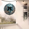 thumbnail image 6 of Metal Hanging Wind Spinners with Circular Sound Wave Design - Festive Wind Chimes for Yard and Garden Decor, 6 of 6