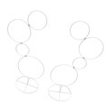 thumbnail image 4 of 2 soportes de arco para decoración de bodas, 4 niveles, marco de guirnalda, soporte de flores, aro redondo, soporte de fondo para fiesta de cumpleaños, 4 of 8