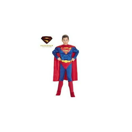 Rubies Costume Co 14063T Deluxe Muscle Chest Superman Toddler Costume