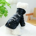 Pet Circle Dog Cat Clothes Thick Thick Padded Coat Good Son Leather Pet