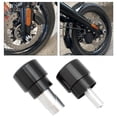 thumbnail image 3 of 2 pernos de cubierta de tuerca de eje delantero de motocicleta para 2020 C negro, 3 of 9