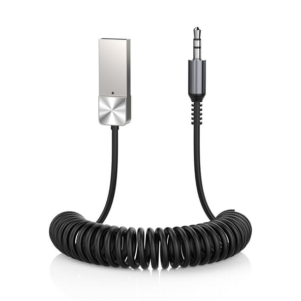 Adaptador Bluetooth 5.3 GLOBELEC Aux a USB-3.5 mm con micrófono
