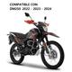 thumbnail image 4 of Amortiguador Tras Original Moto Italika Dm250 Dm300 Rojo, 4 of 5