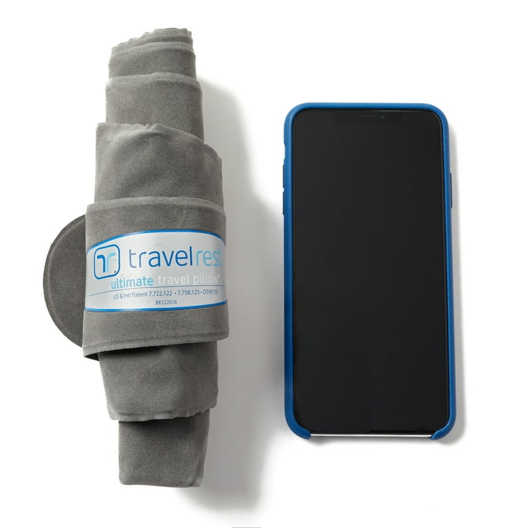 Travelrest Ultimate Best Travel Pillow & Neck Pillow - Straps to Airplane  Seat & Car