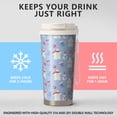 thumbnail image 2 of Christmas 18oz Double Drinking Coffee Mug – Vacuum Insulated Stainless Steel Travel Cup with Leakproof Lid, 316 Steel Thermos Tumbler for Hot & Cold Beverages, 2 of 7