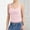 Pink, variant on TIANZEN Women's Square Neck Tank Top Sleeveless Double Lined Basic Tops 4th Top Women 4 Cropped Tops Clothes Women