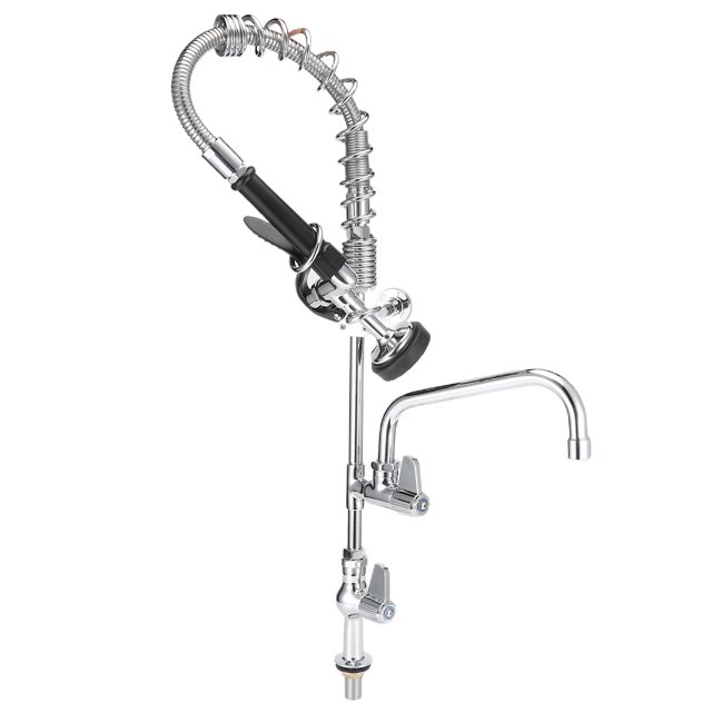 Robinet de Cuisine, Robinet d'Évier, Robinet Vertical en Laiton Fileté G1/2 pour Maison Hôtel