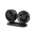 thumbnail image 1 of Hogar y jardín, Decoración de otoño, Ventiladores, Ventilador de escritorio para coche de doble cabezal, 24 V, para camión grande, 12 V, refrigeración, coche pequeño, interfaz USB, potente ventilador, 1 of 2