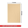 thumbnail image 5 of Ample Decor Cotton Bath Mats 2 Pack 24x17 inches 1350 GSM - for Bathroom Floor, Shower - Beige, 5 of 8