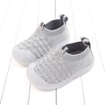 thumbnail image 2 of EnJoCho Spring and Summer Children Shoes Boys Girls Sports Shoes Flat Bottom Soft Fly Woven Mesh Breathable Comfortable Slip On Solid Casual Style Baby Unisex Casual Shoes, 2 of 8