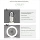 thumbnail image 5 of 2X Ventilador de Techo con Control Remoto y Luz 30W LáMpara LED Ventilador Inteligente Silencioso Ventilador de Techo E27 Base Convertidora Gris, 5 of 5