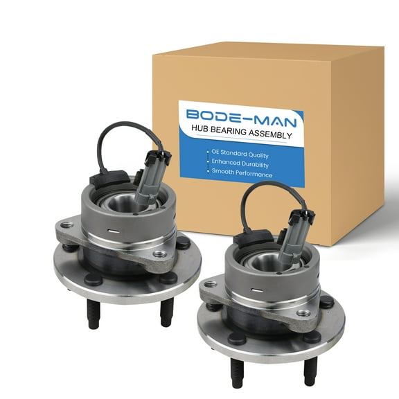 Bode-man Pair 5 Lug Front Wheel Hub & Bearing Assembly for 2006-2011 Chevy HHR (NON-SS), 2005-2010 Chevy Cobalt (NON-SS), 2007-2010 Pontiac G5