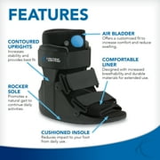 United Ortho USA14113 Short Air Cam Walker Fracture Boot, Small, Black