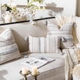 thumbnail image 4 of Funda de cojín lumbar decorativa BlissBlush Grey 30 x 50 cm, 4 of 6