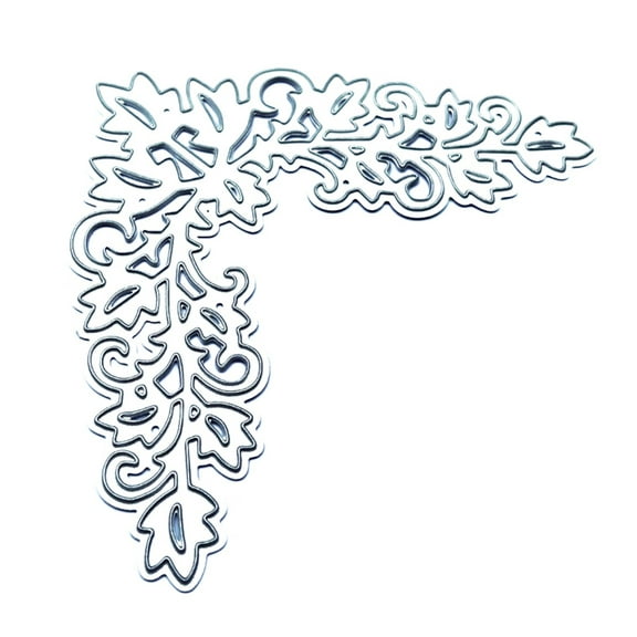 Corner Leaves Lace Metal Cutting Dies Embossing Stencil DIY Scrapbook Template
