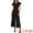 Black, variant on DARING DIVA Women's Formal Ruffled Sleeve Wide Legs Jumpsuits XL Black