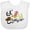 AA-White, variant on Inktastic Lil' Cowgirl Girls Baby Bib