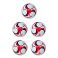 thumbnail image 2 of VONKY Ballon de Soccer pour École Secondaire en PVC, Ballon de Soccer Résistant avec Durabilité, Sports, Soccer, Ballons de Soccer 2 Rouges 5Ensemble, 2 of 6